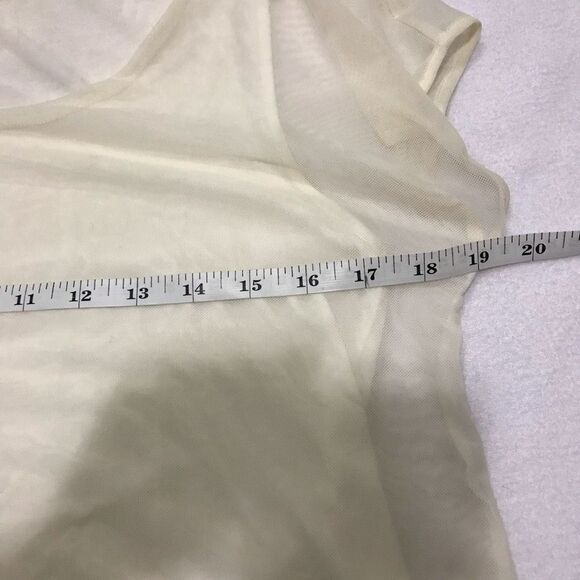 Rw&co Blouse Mesh Top XS​ Women White - Picture 6 of 9